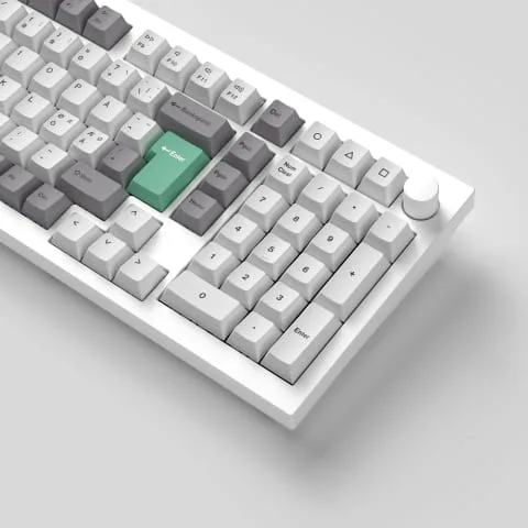 Keychron Set de touches - White Mint - Complet/ISO-FR/PBT