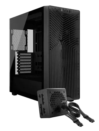 Corsair 3200D RS Smoker Noir + RM850e, vue 1