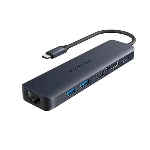 Dock USB-C 7 en 1 - HDMIx1/USB-Ax2/RJ45/USB-C PD