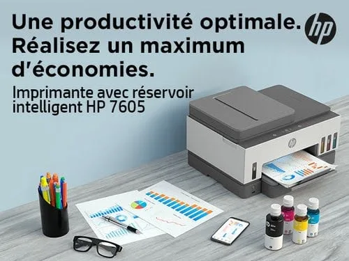 HP Smart Tank 7605 Tout-en-un - Gris — vue 10