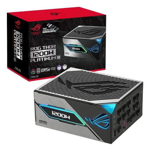 Asus ATX 1200W - 80+ Platinum - ROG Thor 1200P3 Noir — vue 10