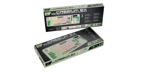 The G-LAB Keyz Caesium EX WL - Membrane - Sans fil - RGB - Vert, vue 1