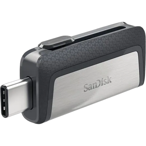 Sandisk Clé 64Go USB 3.1 + Type C Ultra