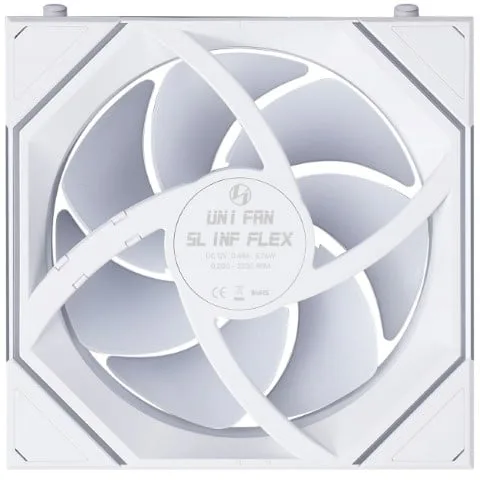 Lian-Li UNI FAN SL-INF FLEX sans fil Fan ARGB - 120mm - Blanc