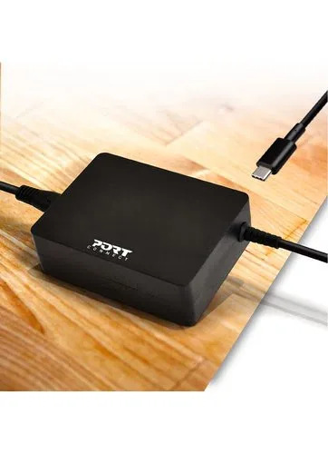 Port Alimentation secteur 90W - USB-C - Noir