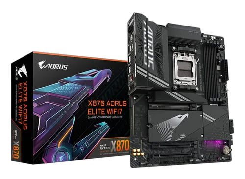 Gigabyte X870 AORUS ELITE WIFI7 - X870/AM5/ATX — vue 1