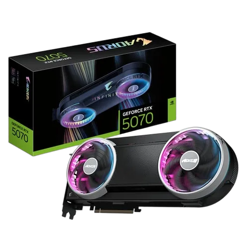 Gigabyte AORUS GeForce RTX 5070 INFINITY 12G — vue 1