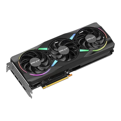 PNY GeForce RTX 5070 12GB ARGB Overclocked Triple Fan DLSS 4 — vue 7