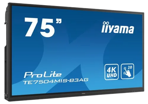 Iiyama TE7504MIS-B3AG 75"/Tactile/3840x2160/Wifi/AndoidOS