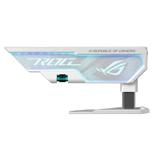 Asus XH01 ROG HERCULX Support carte graphique - Geforce RTX Série 40 - Blanc
