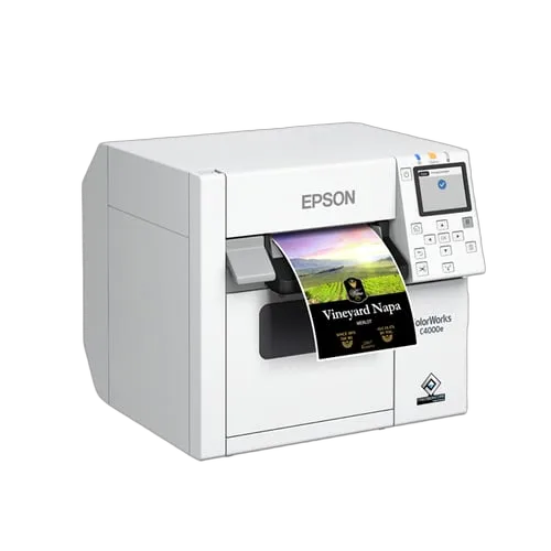 Epson CW-C4000E (BK) encre noir brillante - Blanc — vue 3