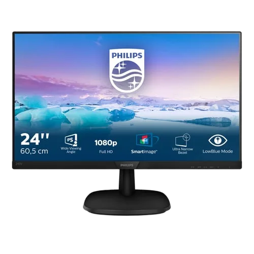 Philips V Line 243V7QJABF - 23.8" FHD 75Hz IPS 4ms HDMI VGA — vue 1