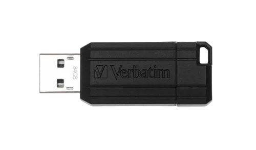Verbatim USB Memory/64GB Pinstripe Black
