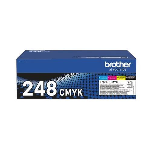 Brother Pack 4x couleurs Toner 1000 Pages - TN248 CMYK