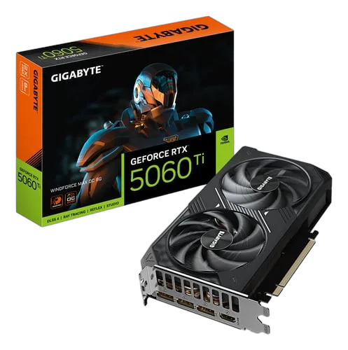 Gigabyte GeForce RTX 5060 Ti WINDFORCE MAX OC 8Go — vue 1