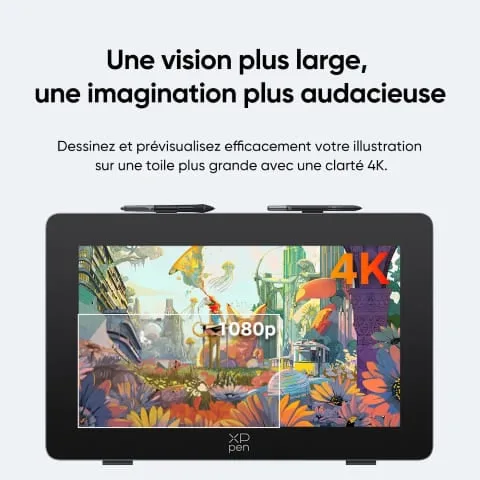 XPPEN Artist Pro 24 Gen 2 4K MD240UH-EU - 5080LPI 24" Noir