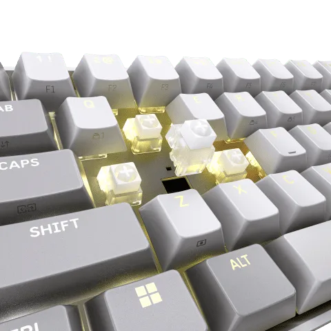 Corsair Clipper Pro Mini 60% - Magnétique - Filaire - RGB - Blanc — vue 8
