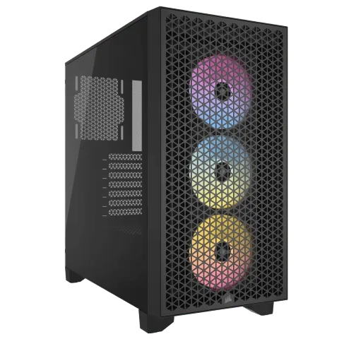 Corsair 3000D Airflow RGB Noir + RM1000e Noir — vue 2