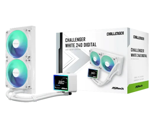ASRock Challenger 240 DIGITAL - 240mm - Blanc