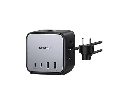 UGREEN Station de charge cube 7 ports - 65W - Noir/Gris — vue 4