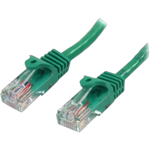 StarTech 0.5m Green Snagless Cat5e Patch Cable — vue 1