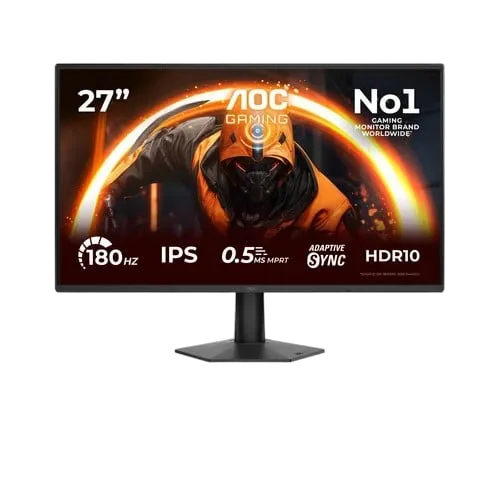 AOC 2 x 27G50F 27" FHD 180Hz IPS 0.5ms G-Sync + Double Bras — vue 2