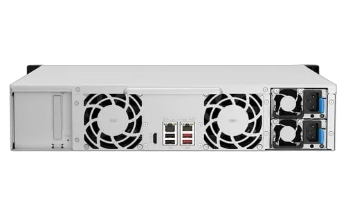 Qnap 2U 12-Bay NAS CeleronN5095 8GB RAM 2.5Gb — vue 4