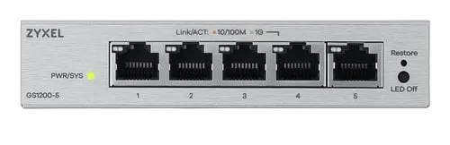 ZYXEL GS1200-5 V3 5 PORT GIGABI — vue 3