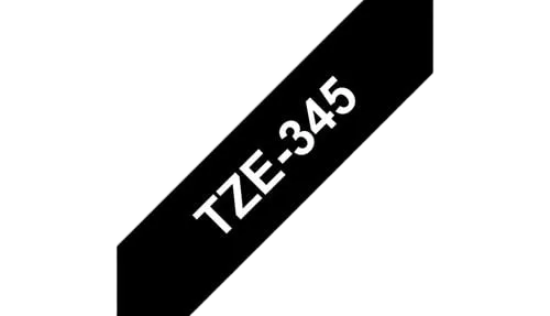 Brother Tape/18mm white on black f P-Touch