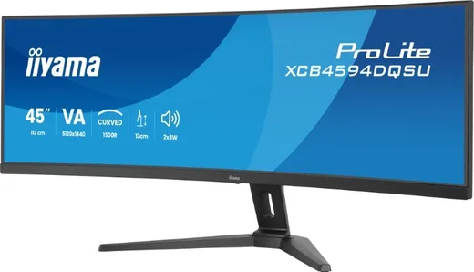 Iiyama XCB4594DQSU-B1 - 45" CURVE DQHD 75Hz VA 2ms HP