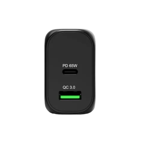Port Chargeur mural GaN 65W - 2 ports + Câble USB-C 2m — vue 6