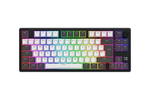 Hator Skyfall 80 Pro TKL - Mécanique - Sans-Fil - RGB - Gris/Noir