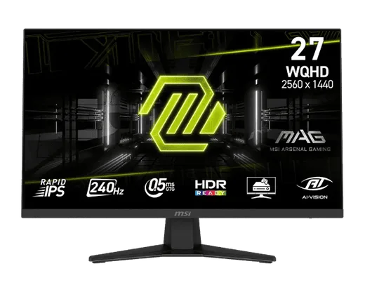 MSI MAG 274QF X24 - 27" QHD 240Hz Fast IPS 0.5ms FreeSync Premium + Souris Forge GM300 — vue 2