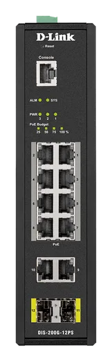 D-Link 8 Ports Gigabit + 2 Ports SFP - Manageable