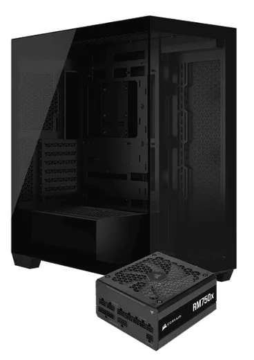 Corsair 3500X Noir + RM750x — vue 1