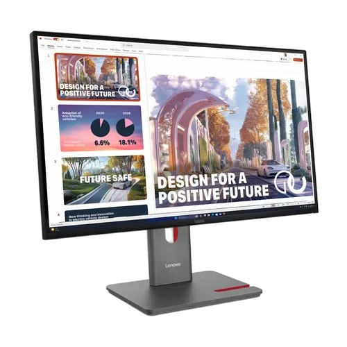 Lenovo Thinkvision P27QD-40 - 27" WQHD 120Hz IPS 6ms HMDI USB-C DisplayPort — vue 4