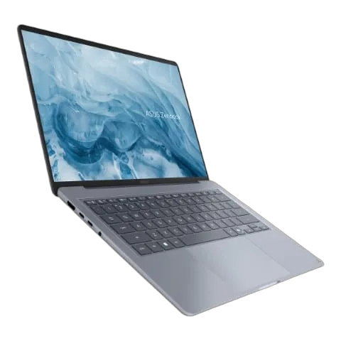 Asus Zenbook UX3480KA-ZENBOOK-ISSU10W - 14" OLED FHD+ Ryzen AI 5 330 16Go 256Go W11 — vue 12
