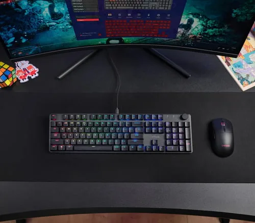 Trust GXT 866 Torix - Mécanique - Filaire - RGB - Noir — vue 7
