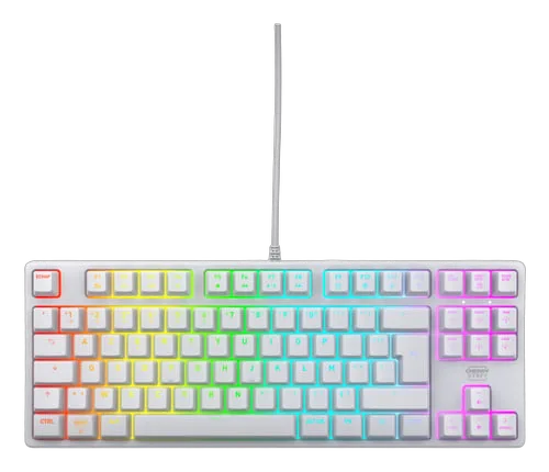 Cherry K4V2 TKL - Mécanique - Filaire - RGB - Blanc