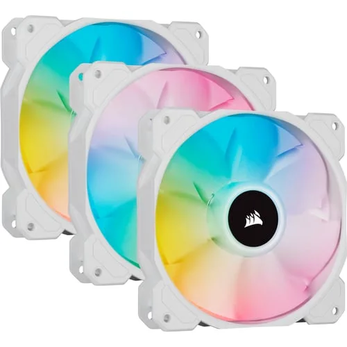 Corsair iCUE SP120 RGB ELITE Performance Pack triple-Blanc — vue 1