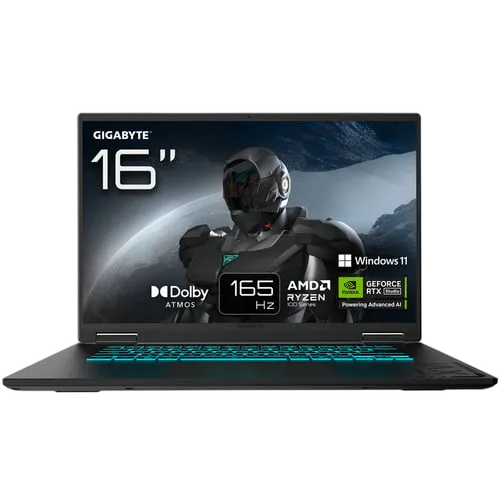 Gigabyte GAMING A16 - 16" FHD+ 165Hz R7-260 RTX 5070 16Go 1To W11 — vue 1