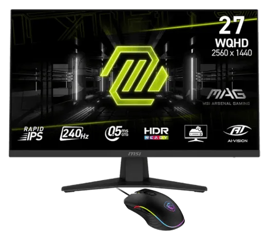 MAG 27" QHD/240Hz + Souris Forge GM300#