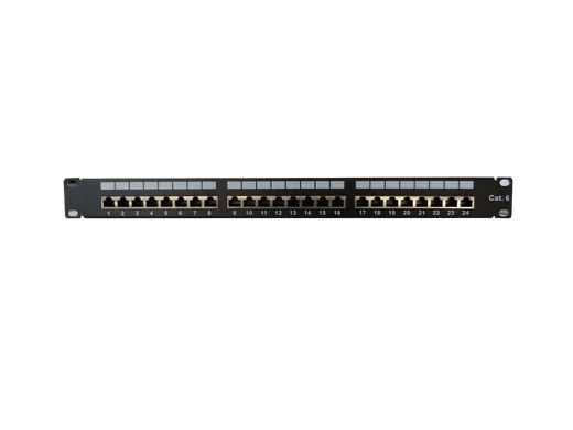 Kimex International Panneau de brassage rack 19" - 1U/blindé/cat6