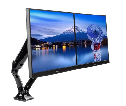 Iiyama 27" WOLED QHD 280Hz/USB-C 65W/G-SYNC + 27" QHD 200Hz IPS + Bras double
