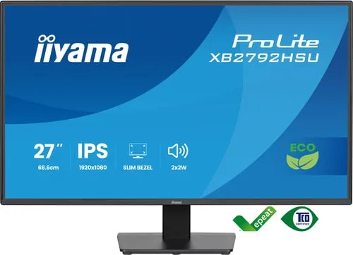 Iiyama X2792HSU-B1 - 27" FHD 120Hz IPS classe énergétique B — vue 1