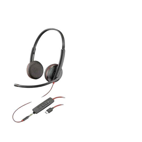 HP POLY BW C3225 STEREO USB-C HS — vue 5