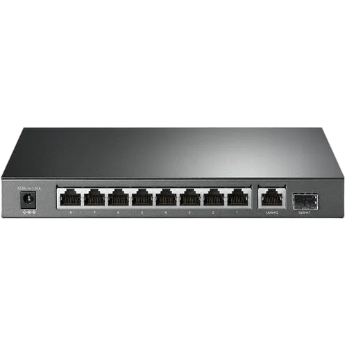 TP-Link 10-Port GB Desktop Switch 8-Port PoE — vue 2