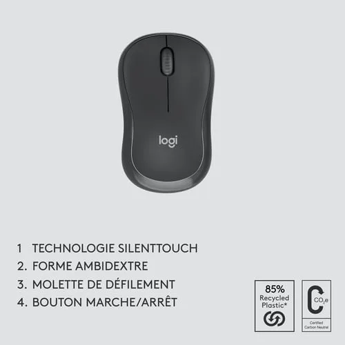 Logitech MK370 Combo for Business - Sans fil - Noir — vue 10
