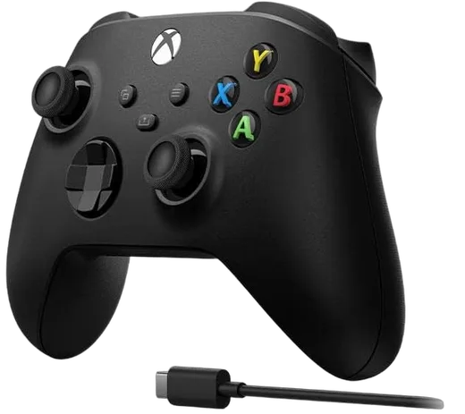 Microsoft Manette Xbox + Cable USB-C - Carbon Black