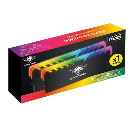 Spirit Of Gamer Kit dissipateur RGB Adressable pour mémoire RAM